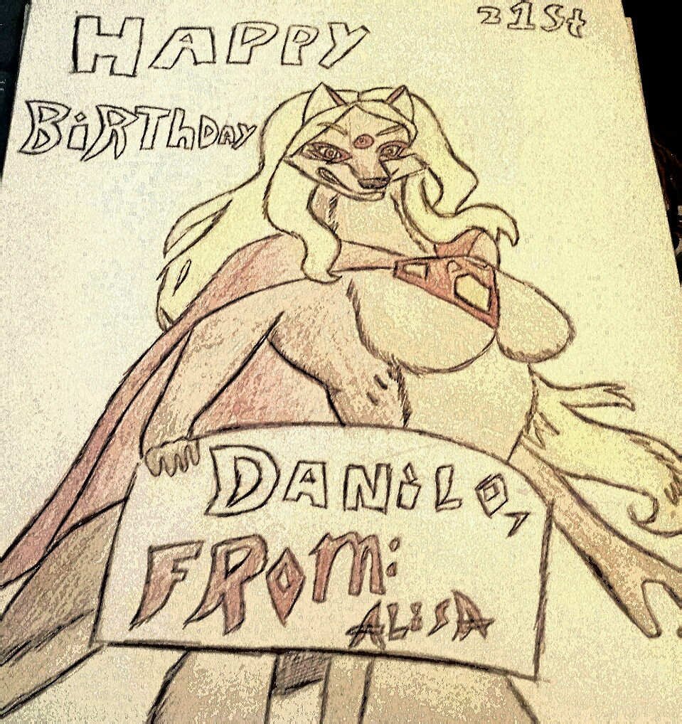 Happy 21st birthday Danilo7  from alisa