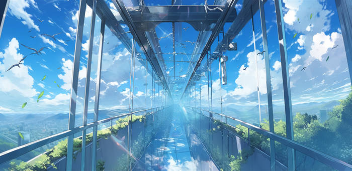 Sky Glass Corridor