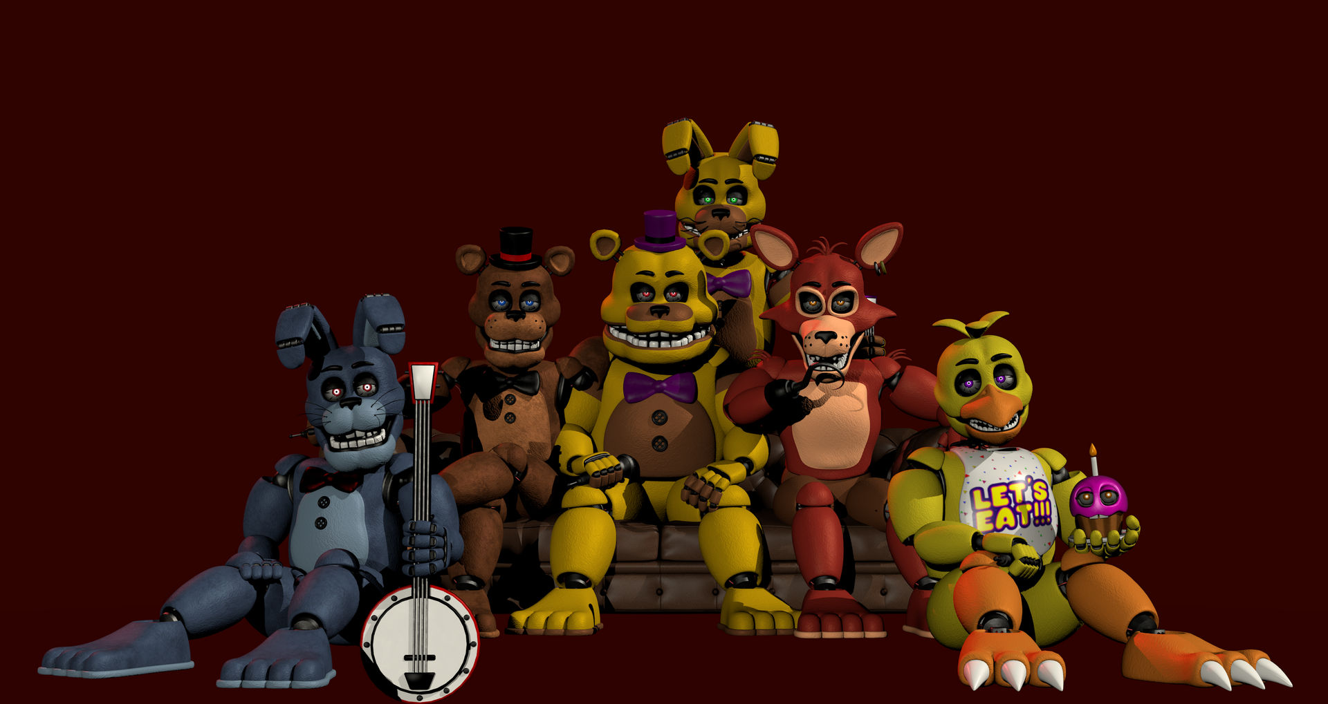 Fredbear and Friends by TheRealCringebot1987 on DeviantArt