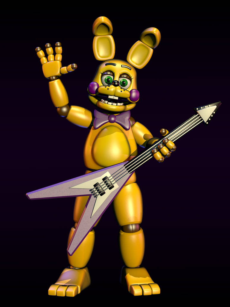 Springbonnie Face Toy Springbonnie by Roboisreal23 on DeviantArt