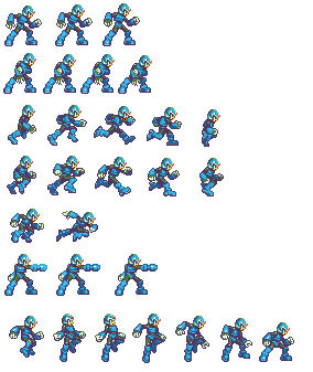 MMZ Style Megaman X's Sprites (Earlier Version) by GustavoCazonato on ...
