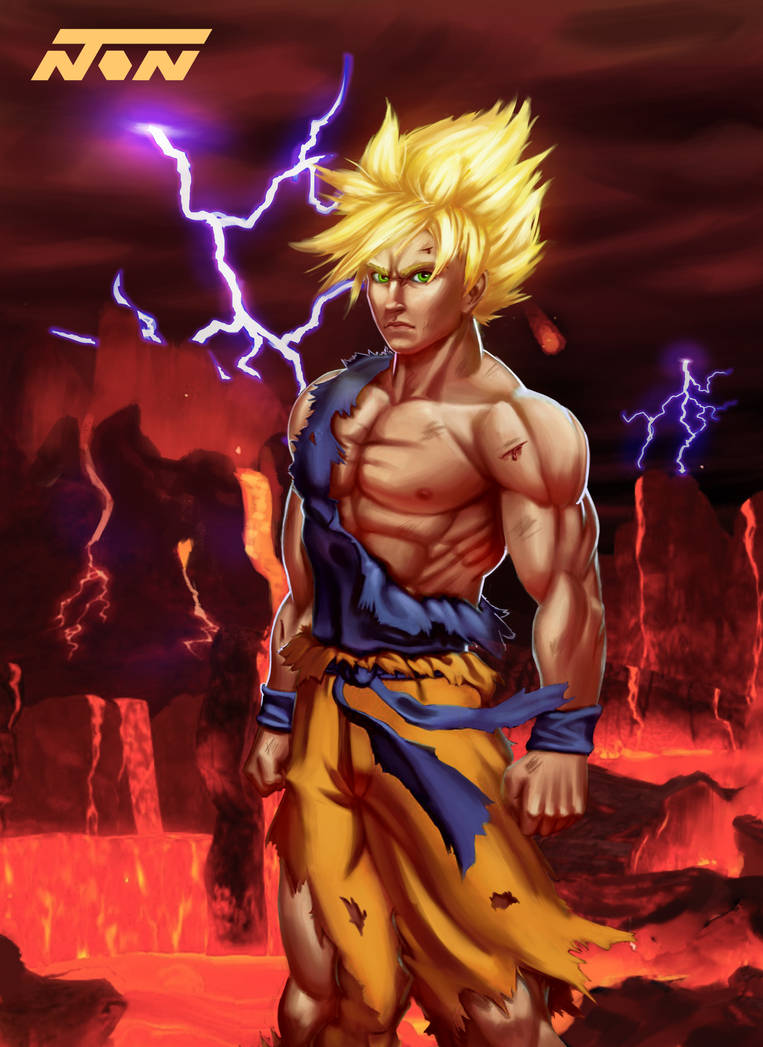 Dragon Ball R Ssj Rework Goku Ssj Remaster by AtonDigital on DeviantArt