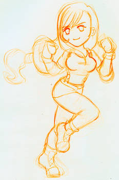 Chibi Tifa WIP