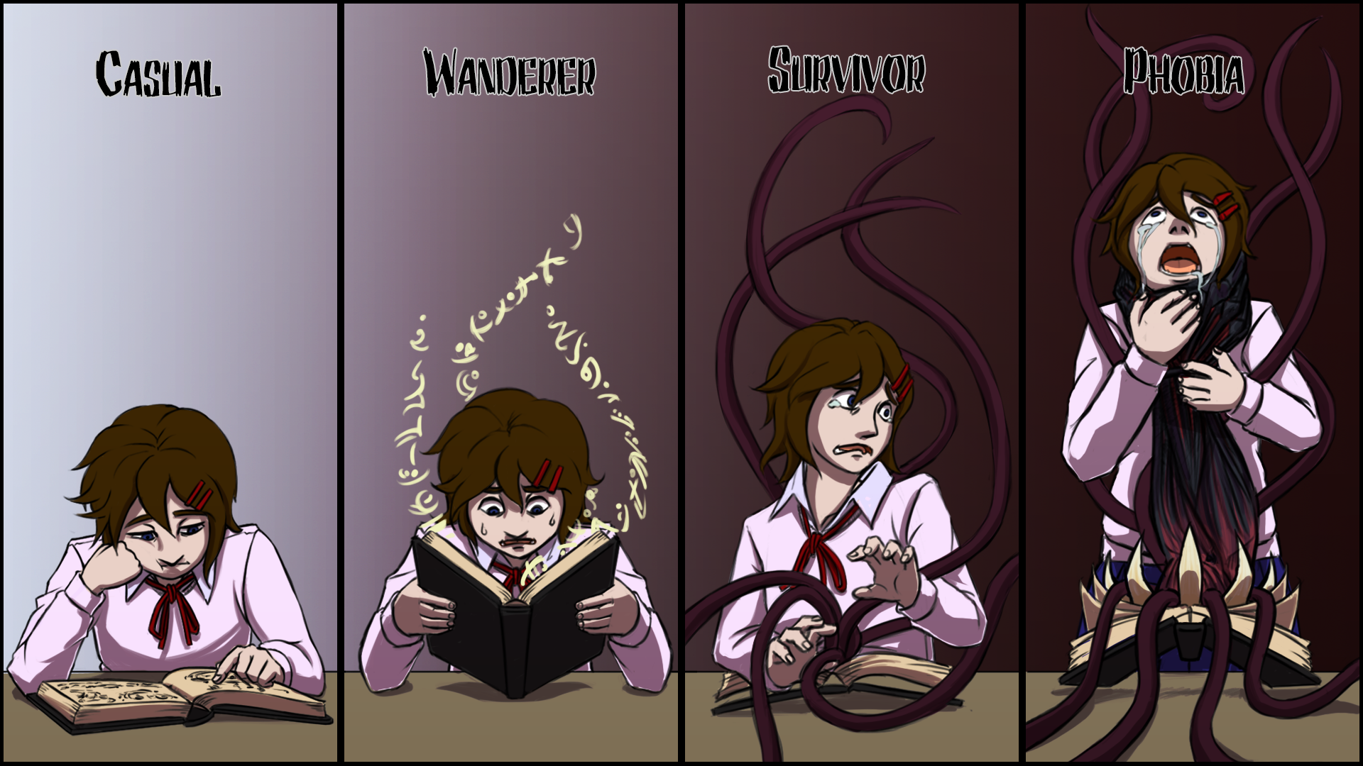 Demonophobia Map Demonophobia - Difficulty Select by Biomatrix1-15 on DeviantArt
