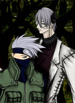 Stein and Kakashi