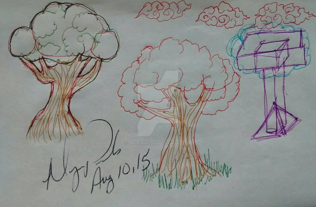 Tree Study Drawing Tree Study by DRAGONHATAKE on DeviantArt