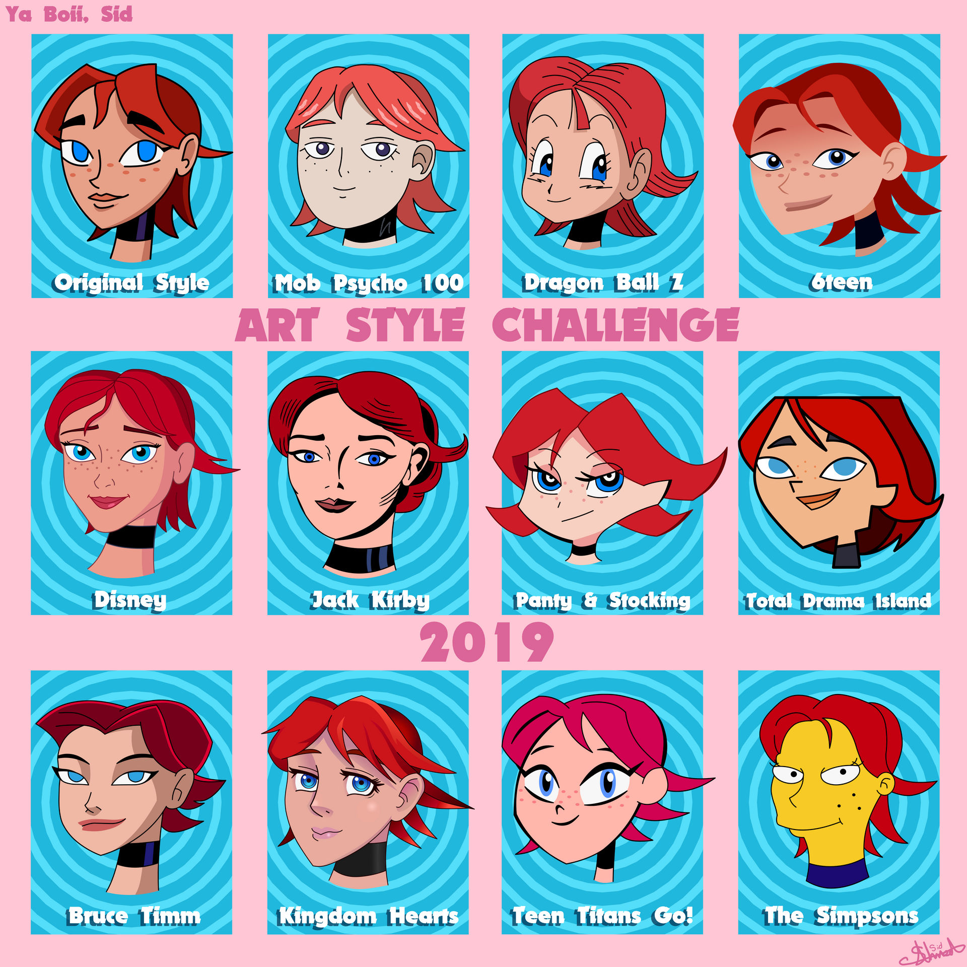 Art Style Challenge 2019 by YaBoiiSid on DeviantArt