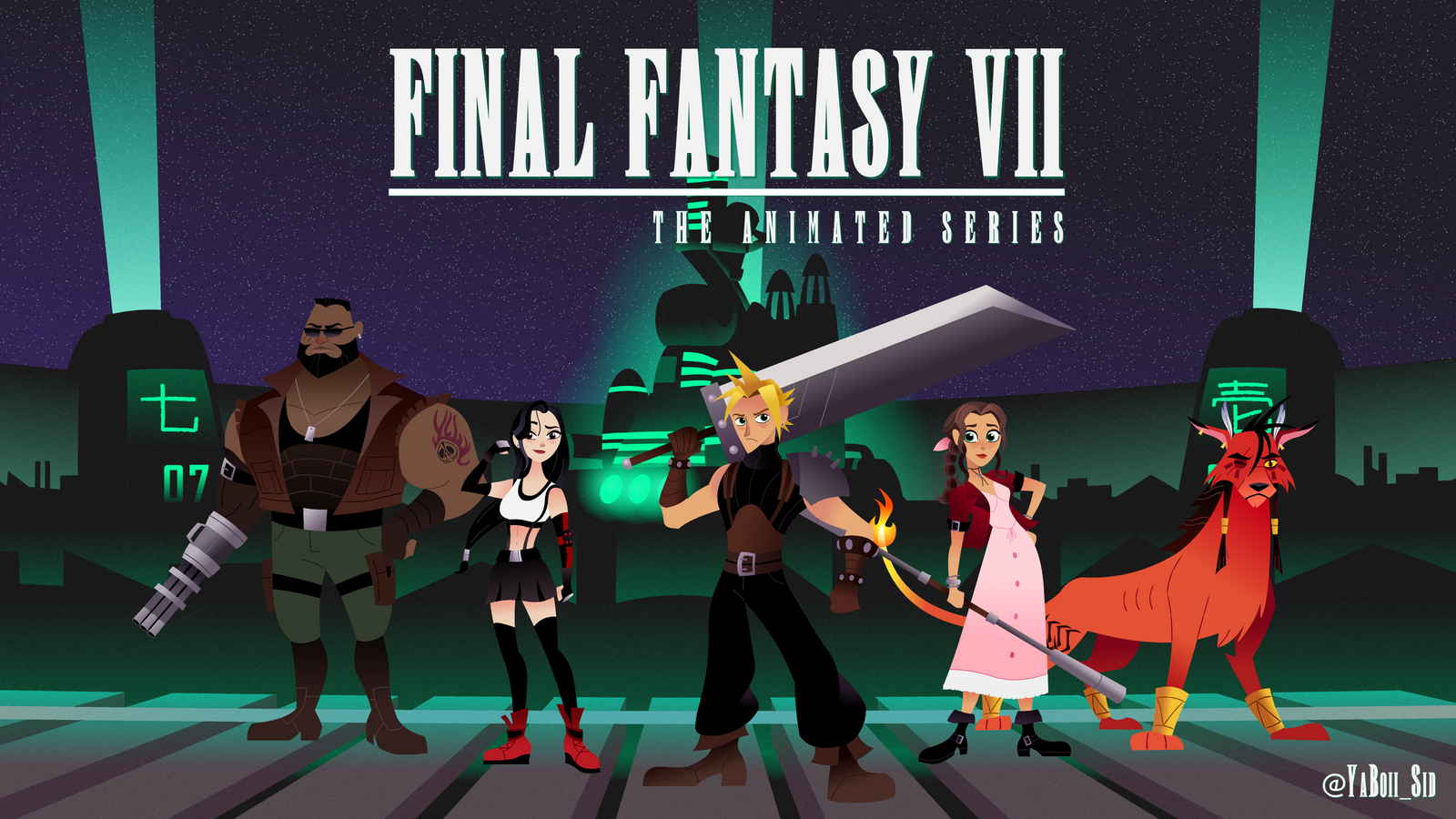 Final Fantasy Vii The Animated Series By Yaboiisid On Deviantart