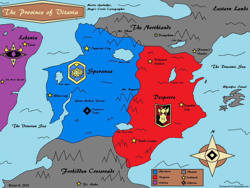Vivari Map Map of Vitaria by Firewarrior117 on DeviantArt