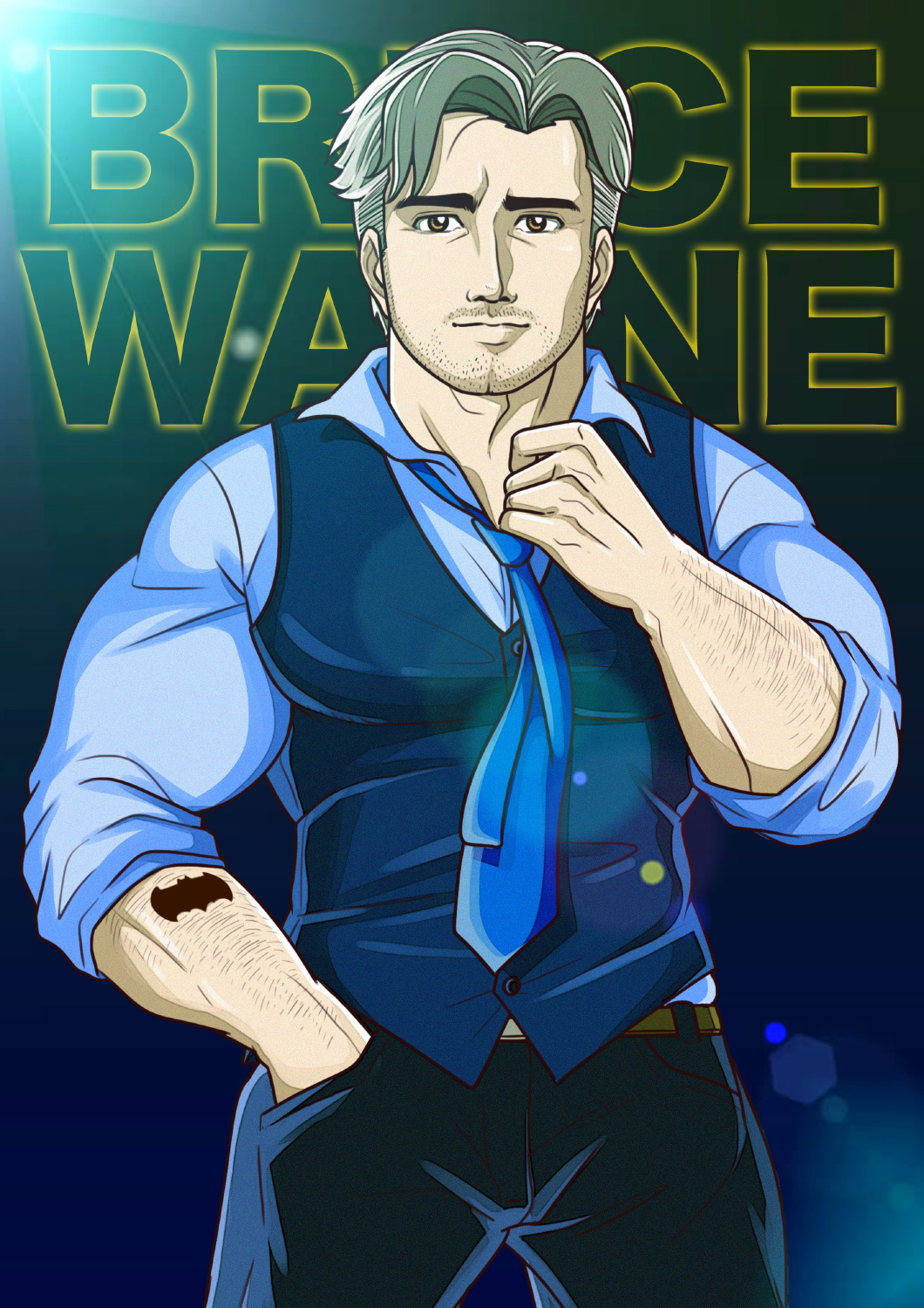 Bruce Wayne by iszac87 on DeviantArt Bruce Wayne by iszac87 on DeviantArt