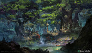 Elven City in Forest
