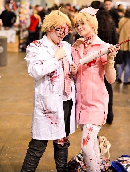 HJ Crazed Doctor America and Nurse England 2012