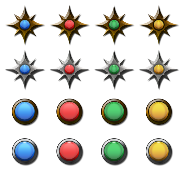 City/location Map Icons by Eragon2589