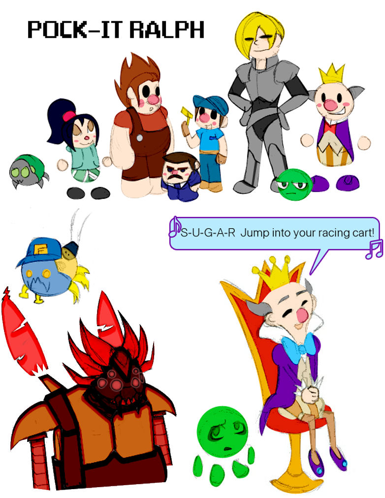 Racked Ralph Slime Wreck-It Ralph Doodle Dump by SladeJT on DeviantArt
