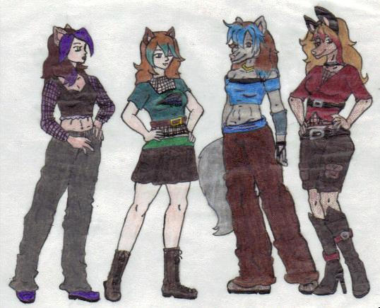 Raver Girls by Ekagome on DeviantArt