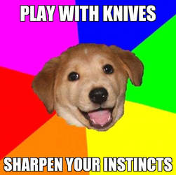 Advice Dog - Knives