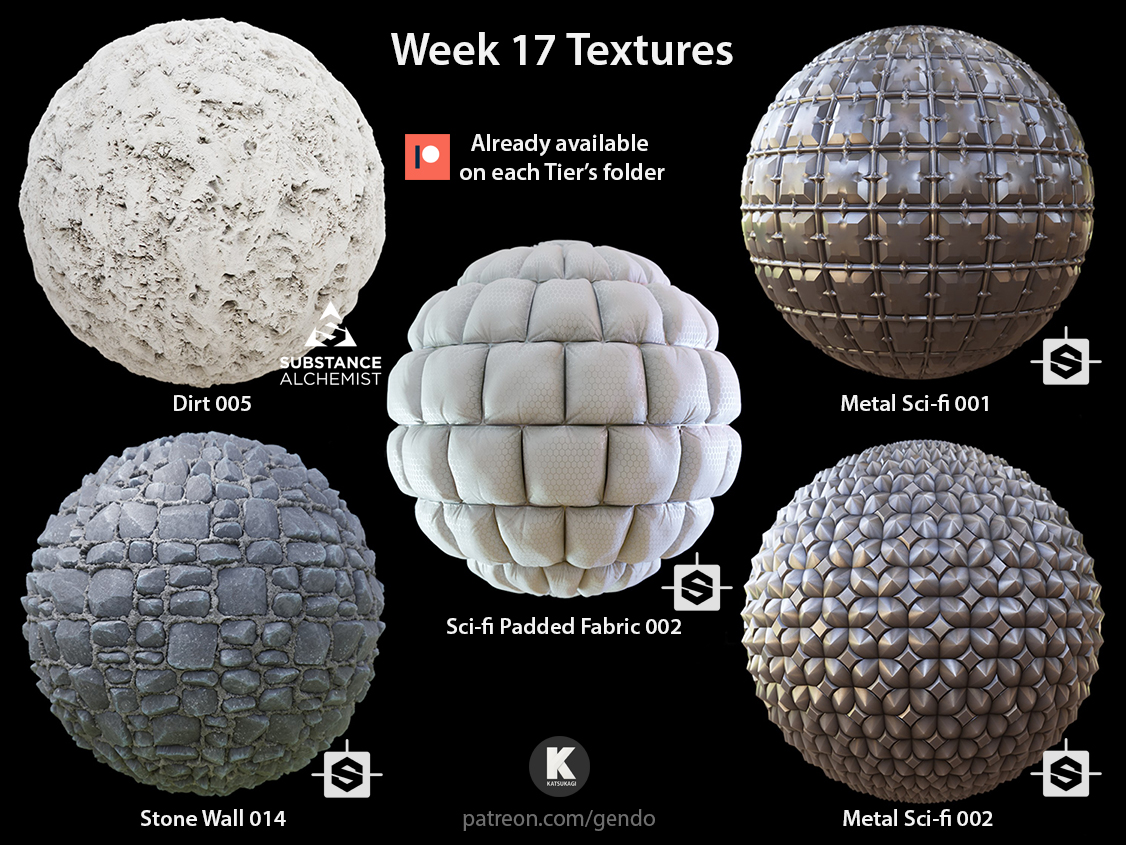 Texturesa Week 17 Textures - Free seamless PBR textures by gendosplace on DeviantArt