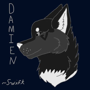 (G) Damien Headshot Badge