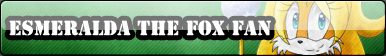 Esmeralda The Fox Fan Button :COMM: