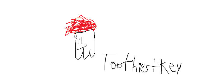 ToothiestKey (Stinyone23 version) in MS Paint!