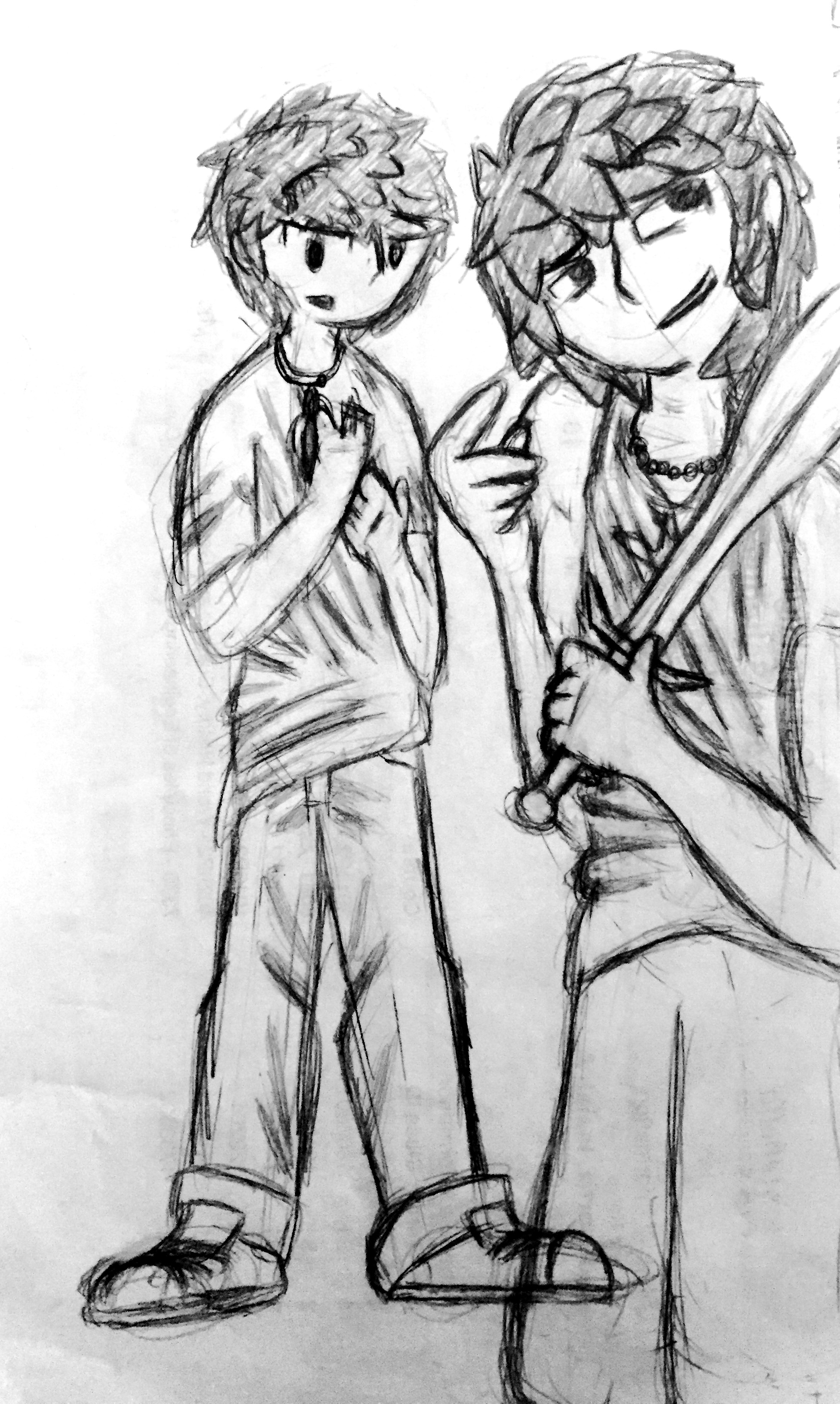 Percy Back View Percy Jackson sketches by AcridMoon on DeviantArt