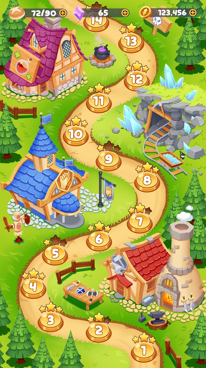 Pawsome Adventure Project_ Saga map by Heomura on DeviantArt