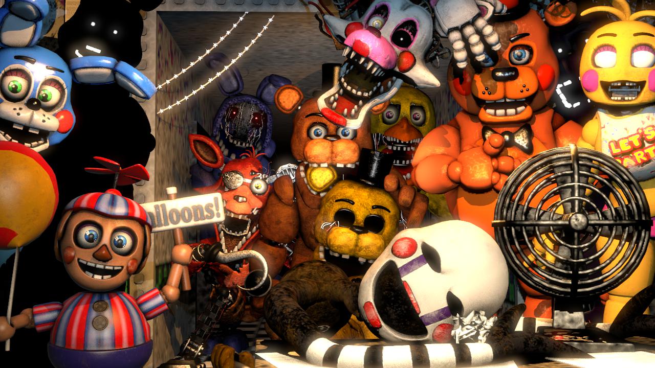 Realistic Toy Freddy and the gang- by Theyseemerollan on DeviantArt