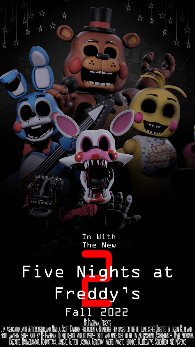 Five Nights at Freddy's 2 Movie Poster by FreddyTheFazbear on