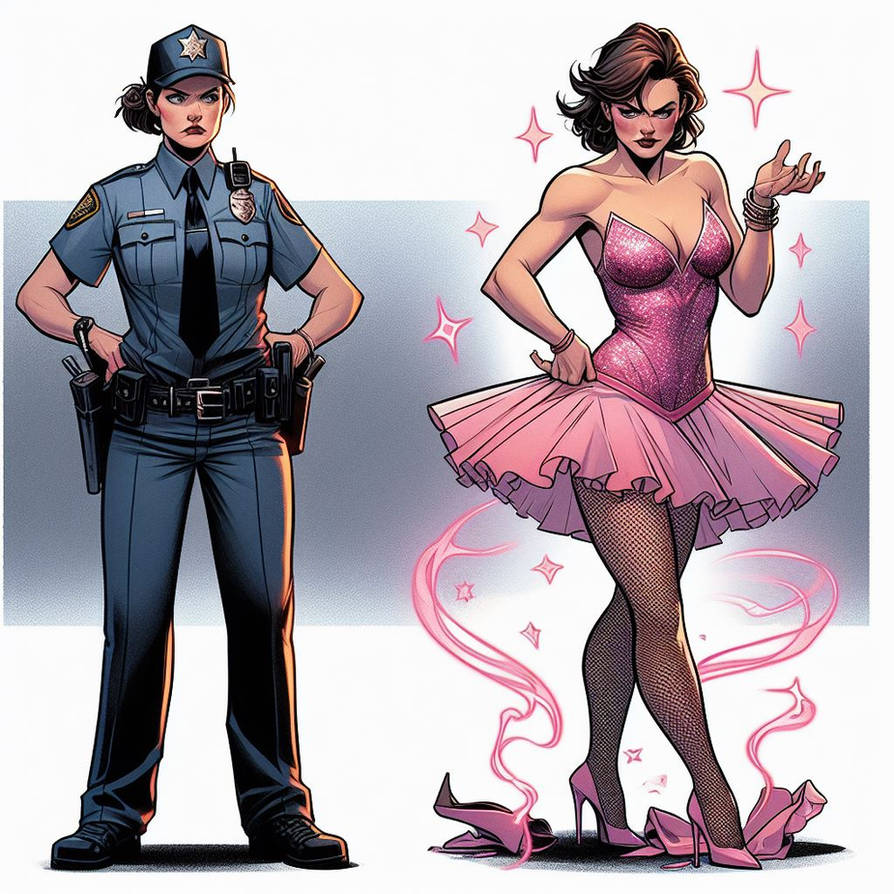 Deviantart Cops a female police officer's uniform changes by Zampe009 on DeviantArt