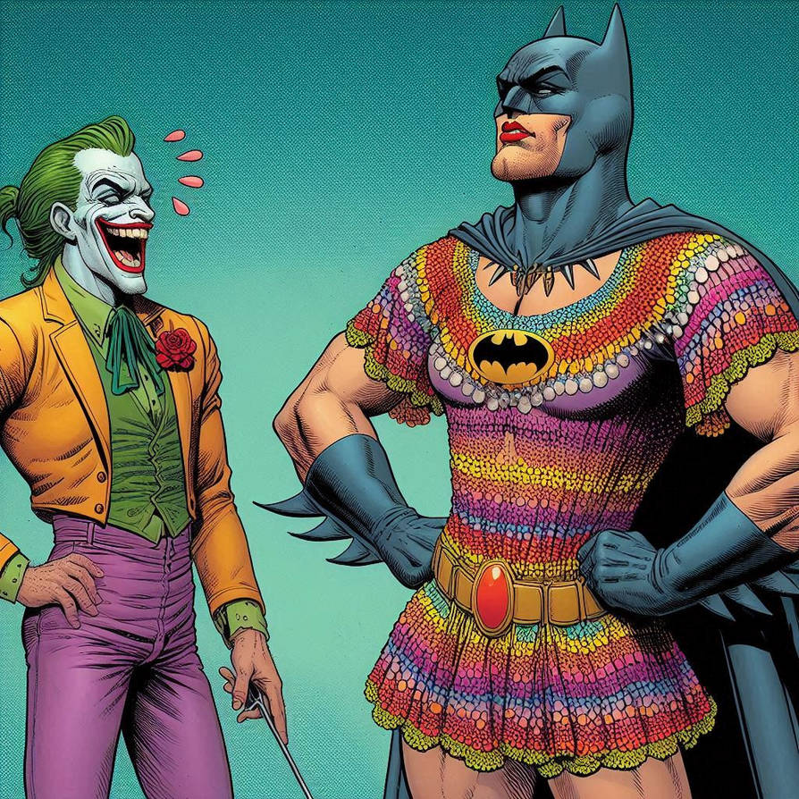 Batman loves free love by Zampe009 on DeviantArt