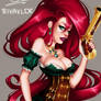 Miss Fortune Piratebride Skin - League of Legends