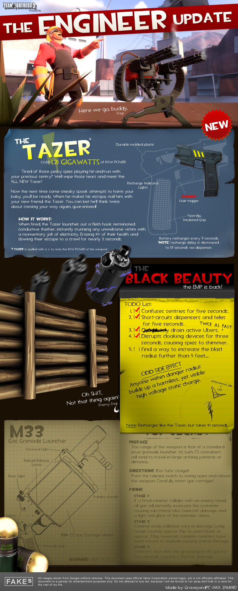 Tf2 Engineer Tutorial TF2 Engineer Update by graveyardpc on DeviantArt