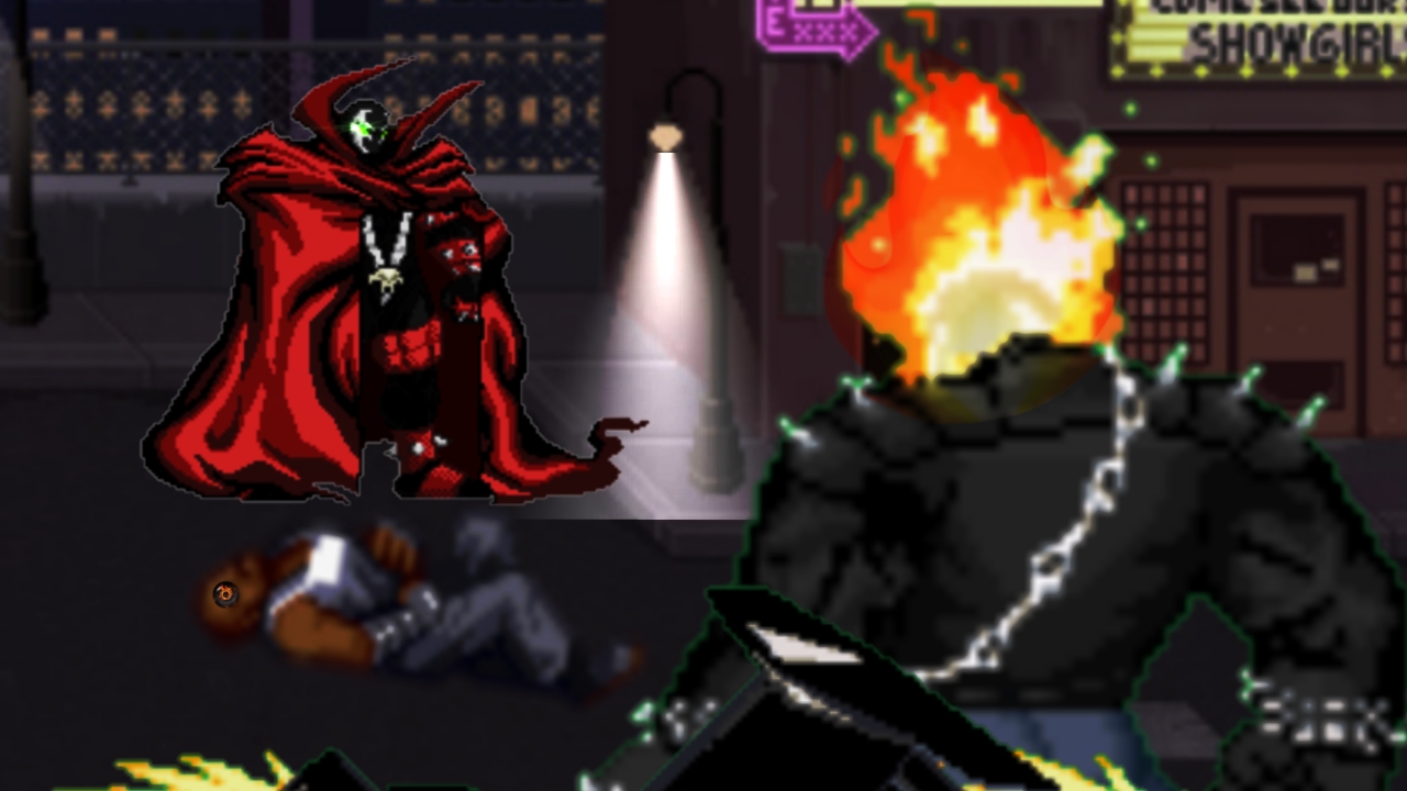 Ghost Rider Vs Spawn Sprite Art by Spider-Monkie on DeviantArt