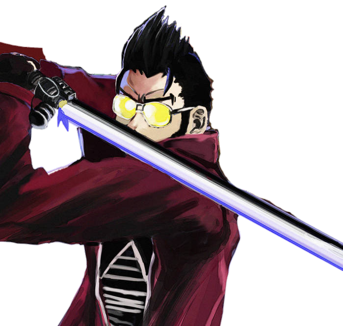 Travis Touchdown (No More Heroes) (Png) Render #2 by Spider-Monkie on ...