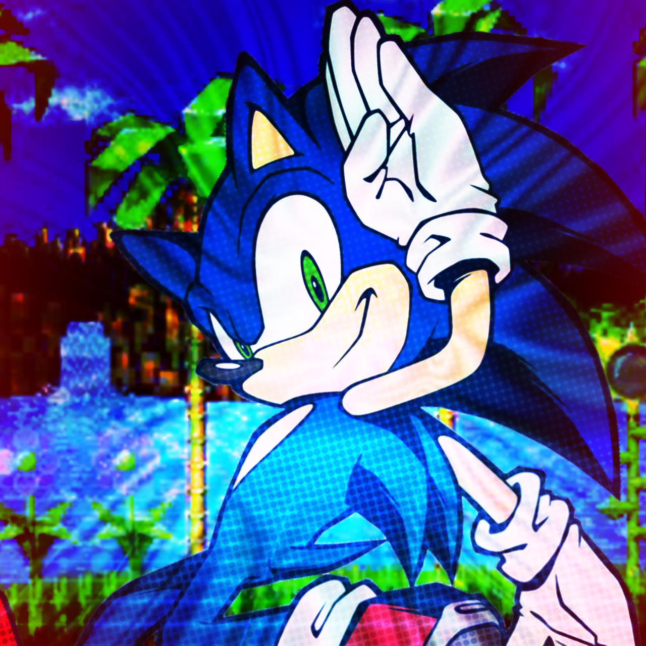 Sonic The Hedgehog PFP by Spider-Monkie on DeviantArt