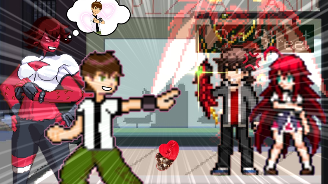 Chaquetrix Ben Vs Issei Hyoudou Sprite Art by Spider-Monkie on DeviantArt