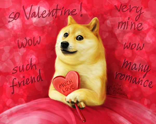 Doge - Wow! So Valentine! Much Love! Such Friend!