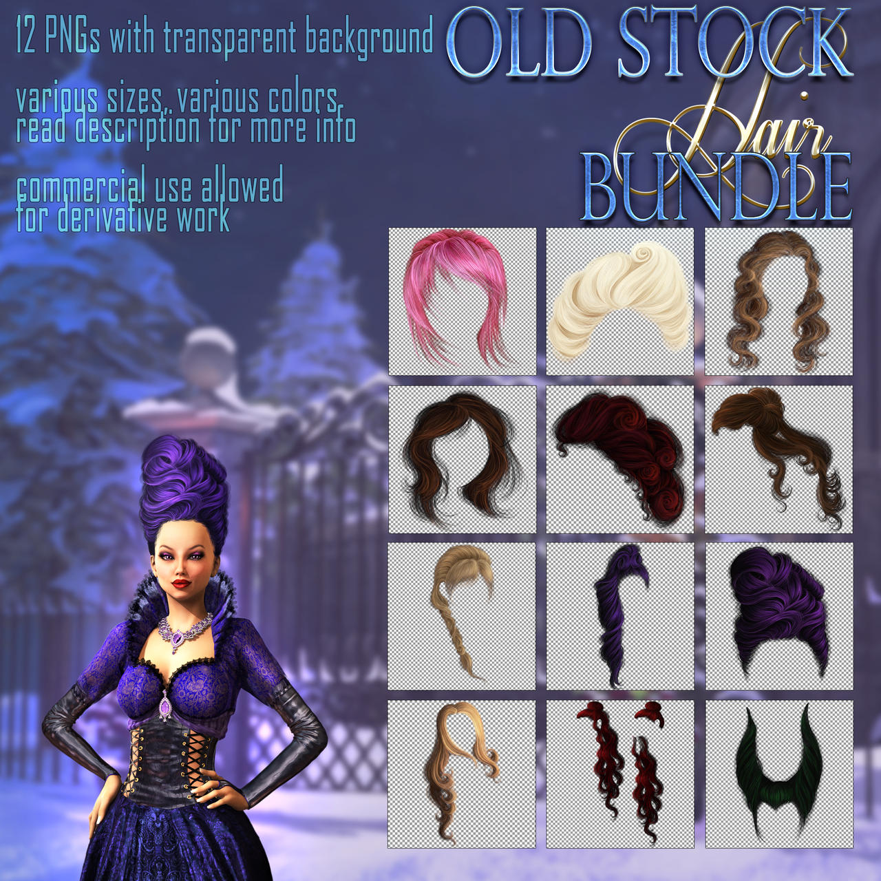 OLD HAIR STOCK bundle