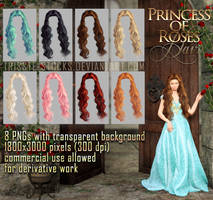 Princess of Roses HAIR STOCK