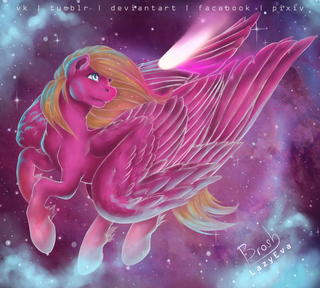 MLP - Pony in space by LazyEva on DeviantArt