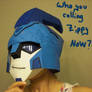 Blurr cosplay face and helm