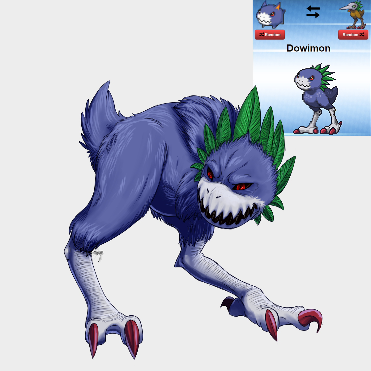 Dowimon Digifuse by Lunneus on DeviantArt Dowimon Digifuse by Lunneus on DeviantArt