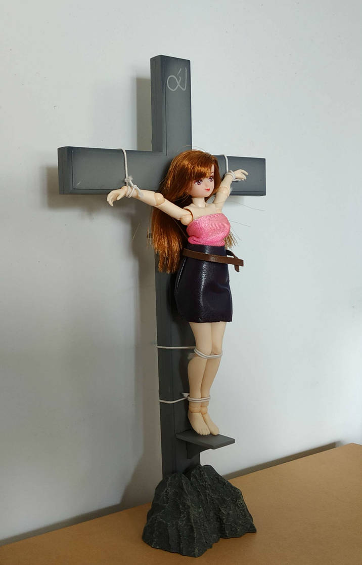 Girl Crucified By ConanRock On DeviantArt girl-crucified-by-conanrock-on-deviantart
