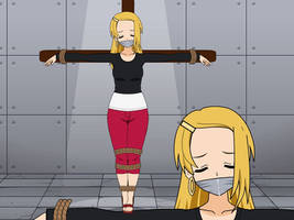 Sarah Laurence crucified