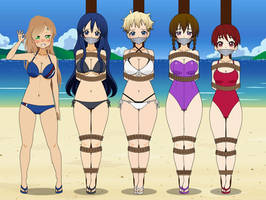 Immortal girls pole-tied