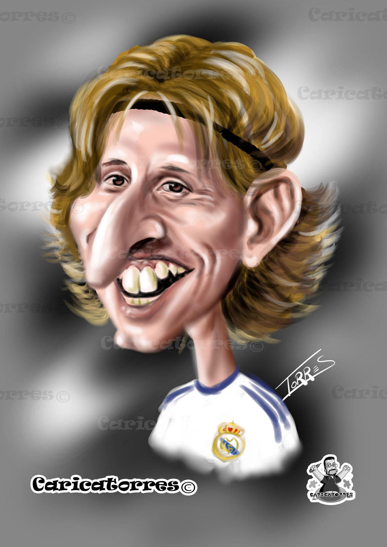 caricatura de Luka-modric by CARICATORRES on DeviantArt