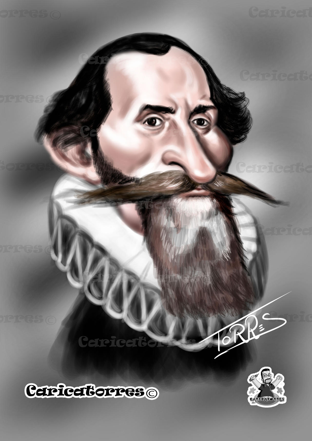 Kepler Animado CARICATURA DE Johannes kepler by CARICATORRES on DeviantArt