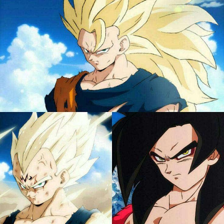 Goku (SSJ3) and Vegeta (SSJ2) (Legends) by L-Dawg211 on DeviantArt