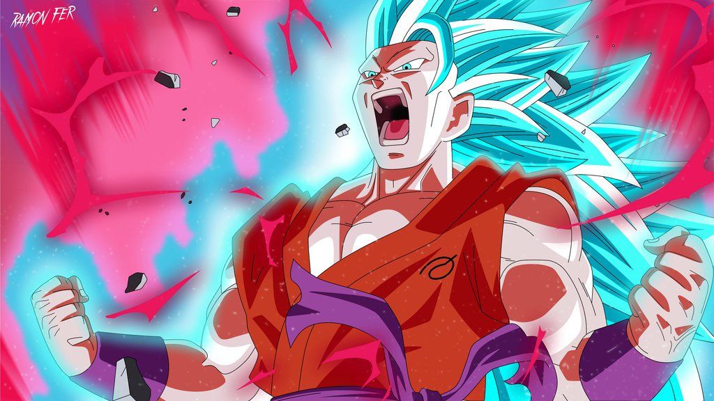 Goku ssj 3 blue kaioken - Imagens de DragonBall