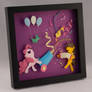 Pinkie Pie and Cheese Sandwich Shadow Box